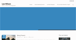 Desktop Screenshot of lee-wilson.net