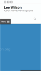 Mobile Screenshot of lee-wilson.net