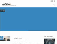 Tablet Screenshot of lee-wilson.net